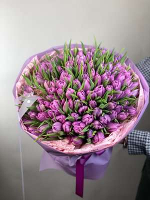 Весенний букет с тюльпанами №51