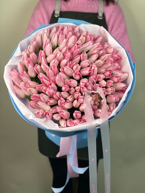 Весенний букет с тюльпанами №53